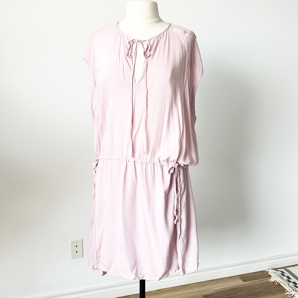 Raquel Allegra Sleeveless Drawstring Dress